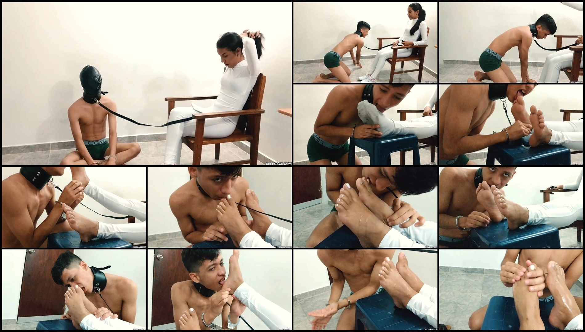 Femdom Bondage By Selfgags – Femdom Foot Worship for Mistress Maria