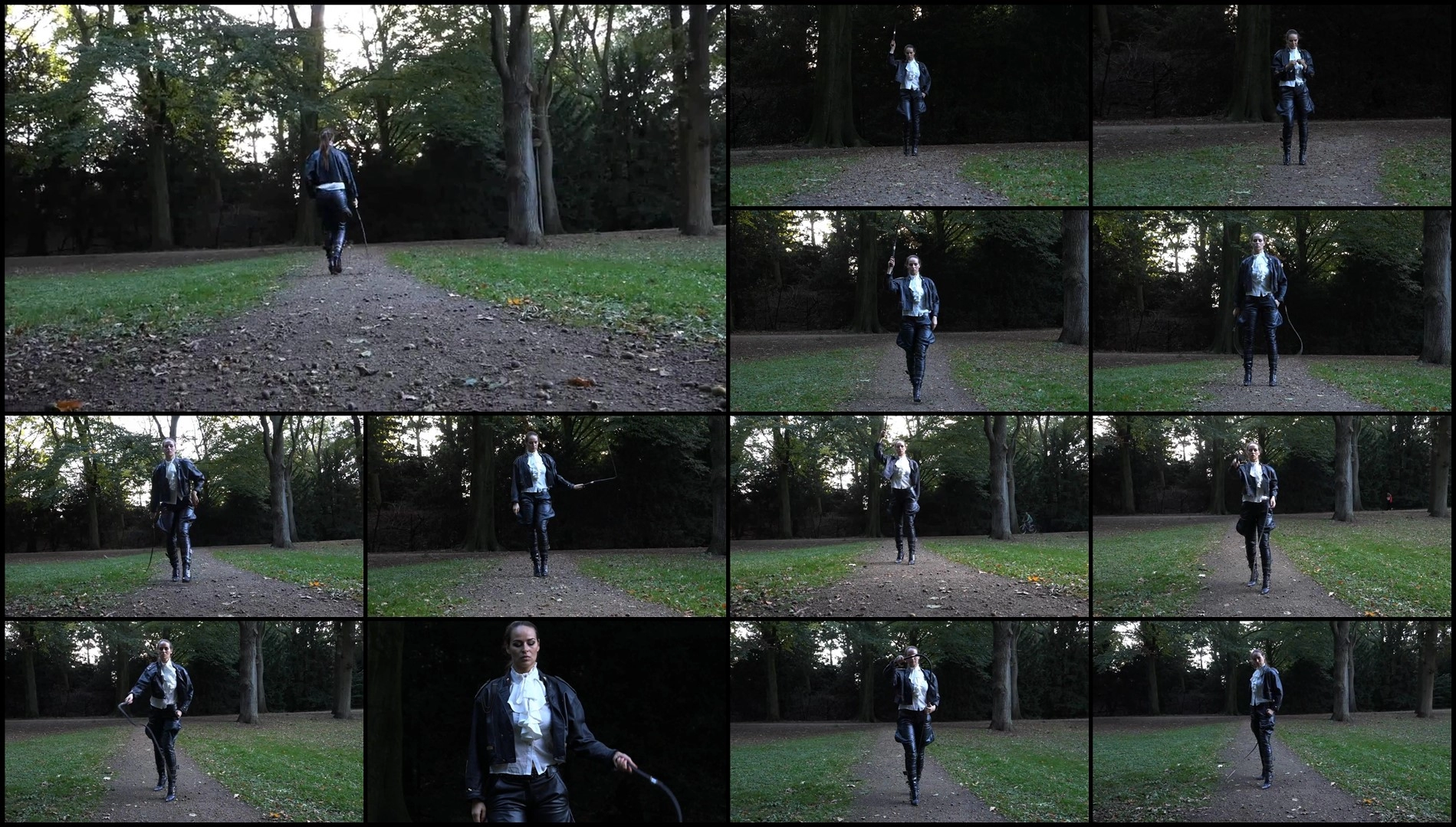 FemdomFoto - Lady Iveta - Walking And Cracking (German)