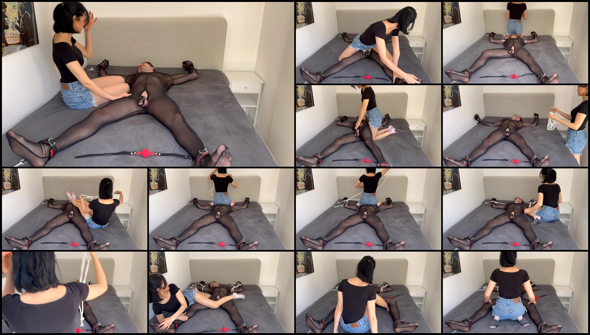 JolieBerrie – Cute Cruel Chastity Tickling Torment – part I