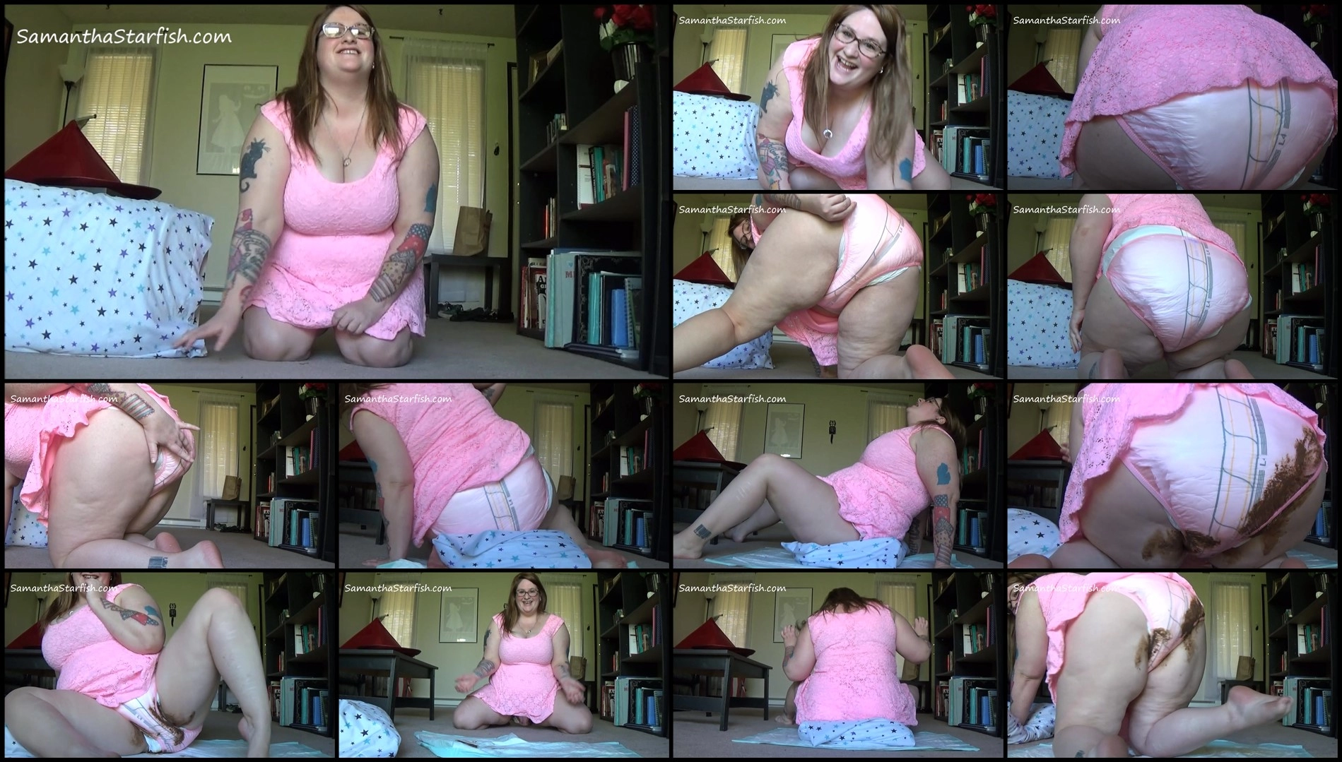 SamanthaStarfish – Pink Plastic Poopy Diaper new extreme porn videos