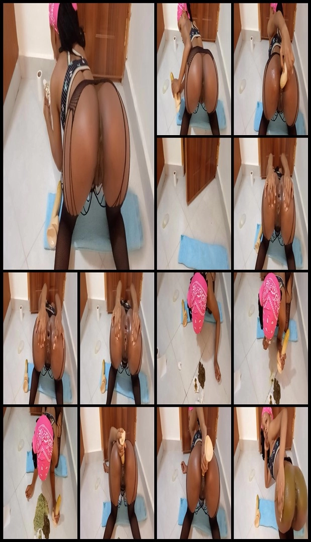Dirty nasty little whore – Pushing poop,tasting and smearing on ass new extreme porn videos