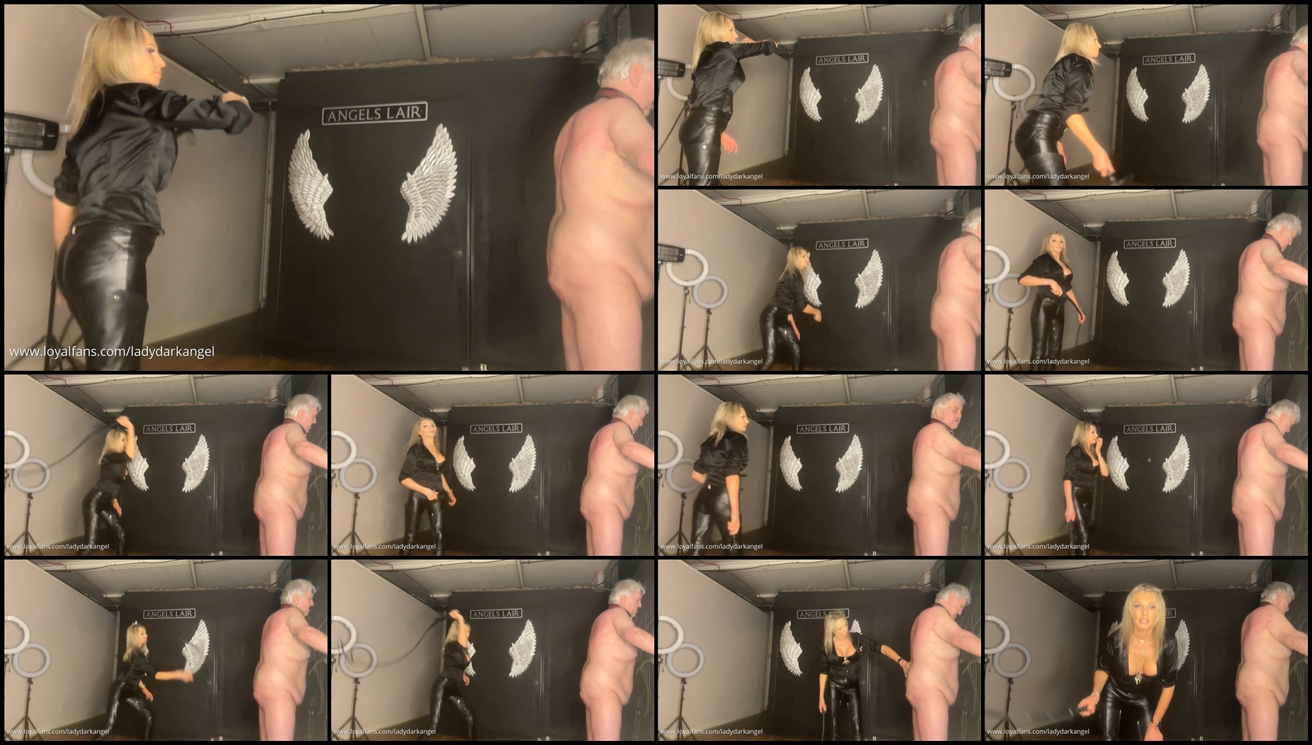 LADYDARKANGEL - Third Part Of The Bullwhip Session