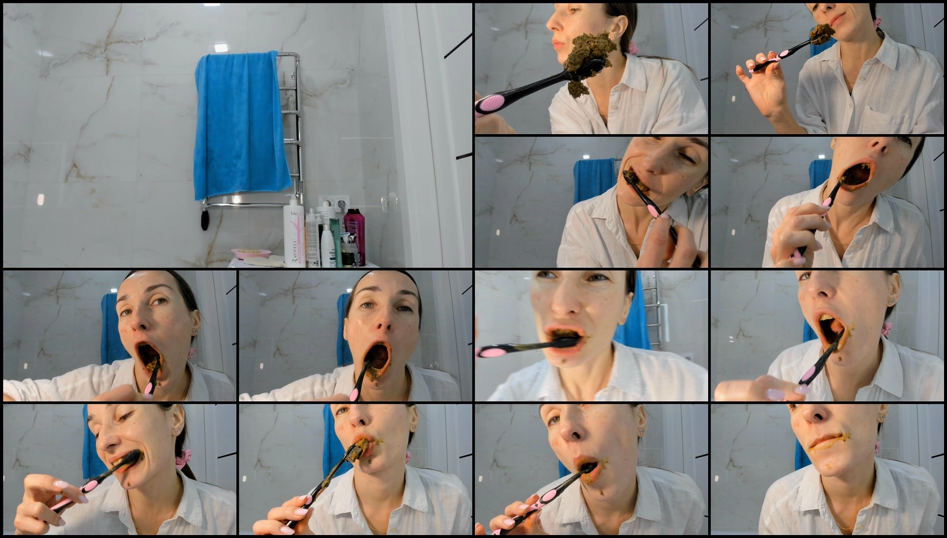 OksiLove – let's brush my teeth with poop paste new extreme porn videos