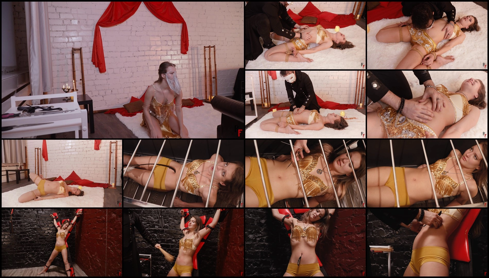 RFStudioProduction – Belly Dancing Turns into Betrayal – Tickling, Belly Sucking, and Navel Punis...