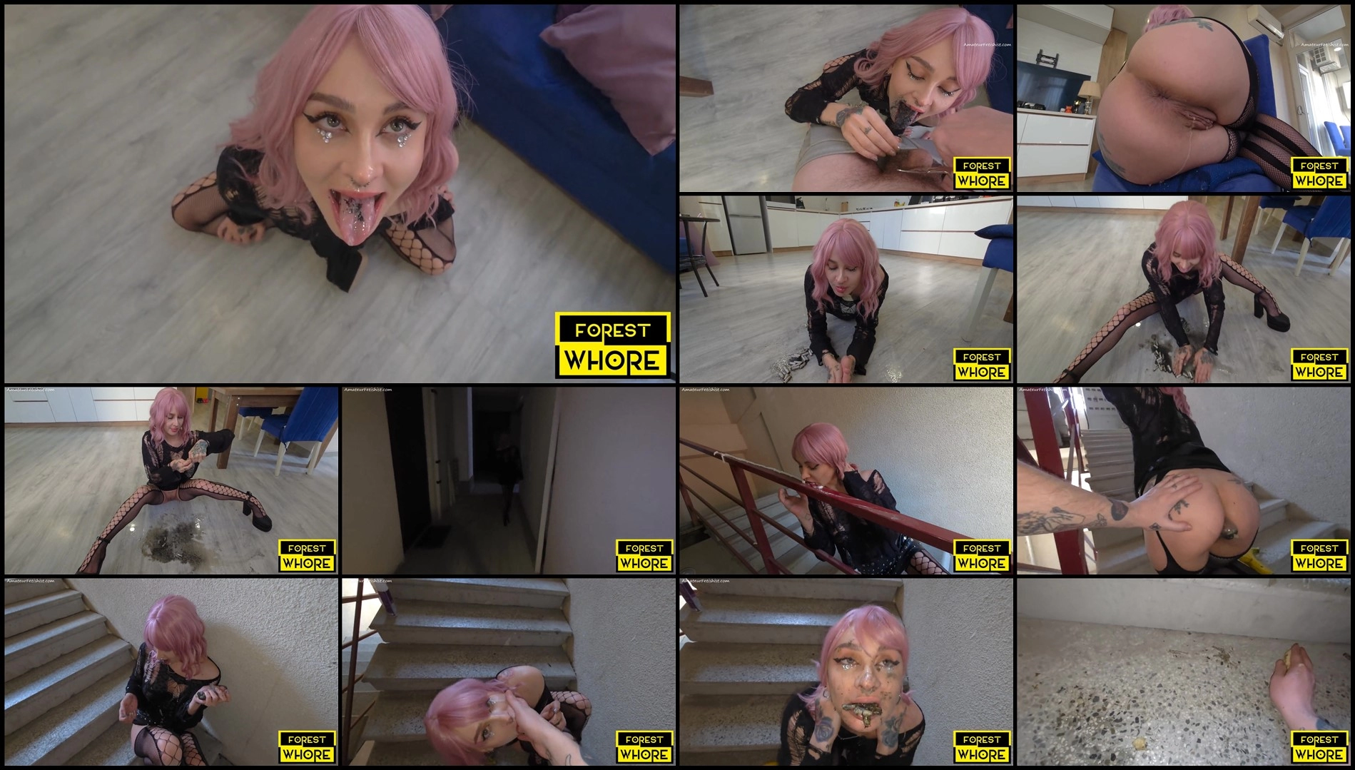 Forest-Whore I Do Everything the Master Orders Cigarette Butts and Swallow Piss