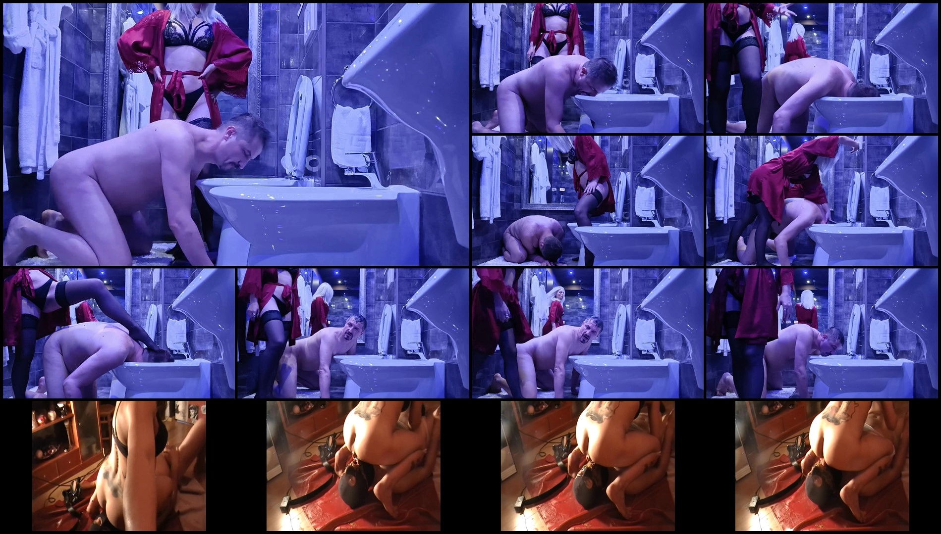 GoddessAndreea – Sarah and Anita toilet slaves different styles new extreme porn videos