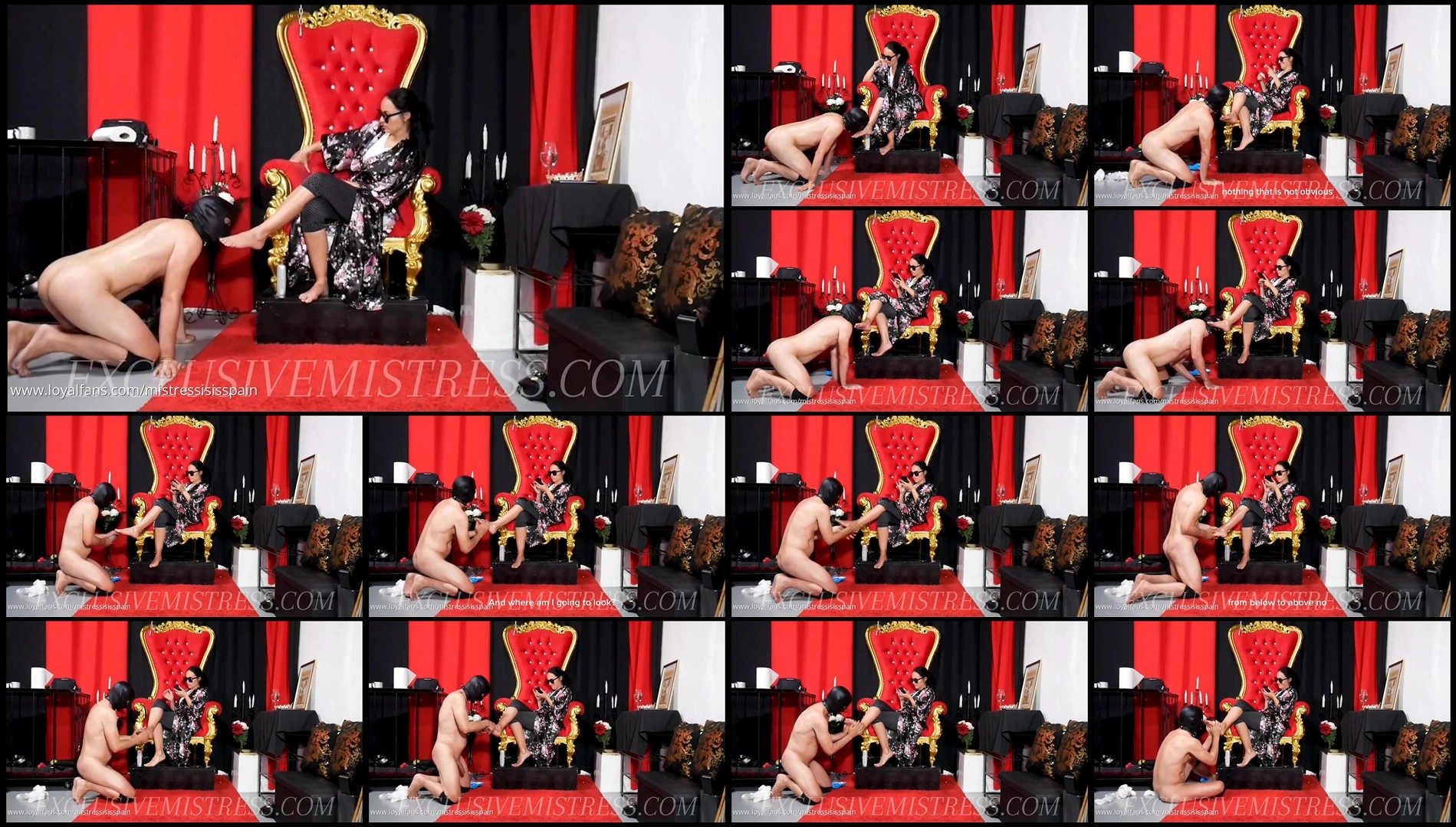 MistressIsisSpain - VS422 Slaps and kicks for you part 5-clinic, Footworship, Orgasm, Control,Fetish