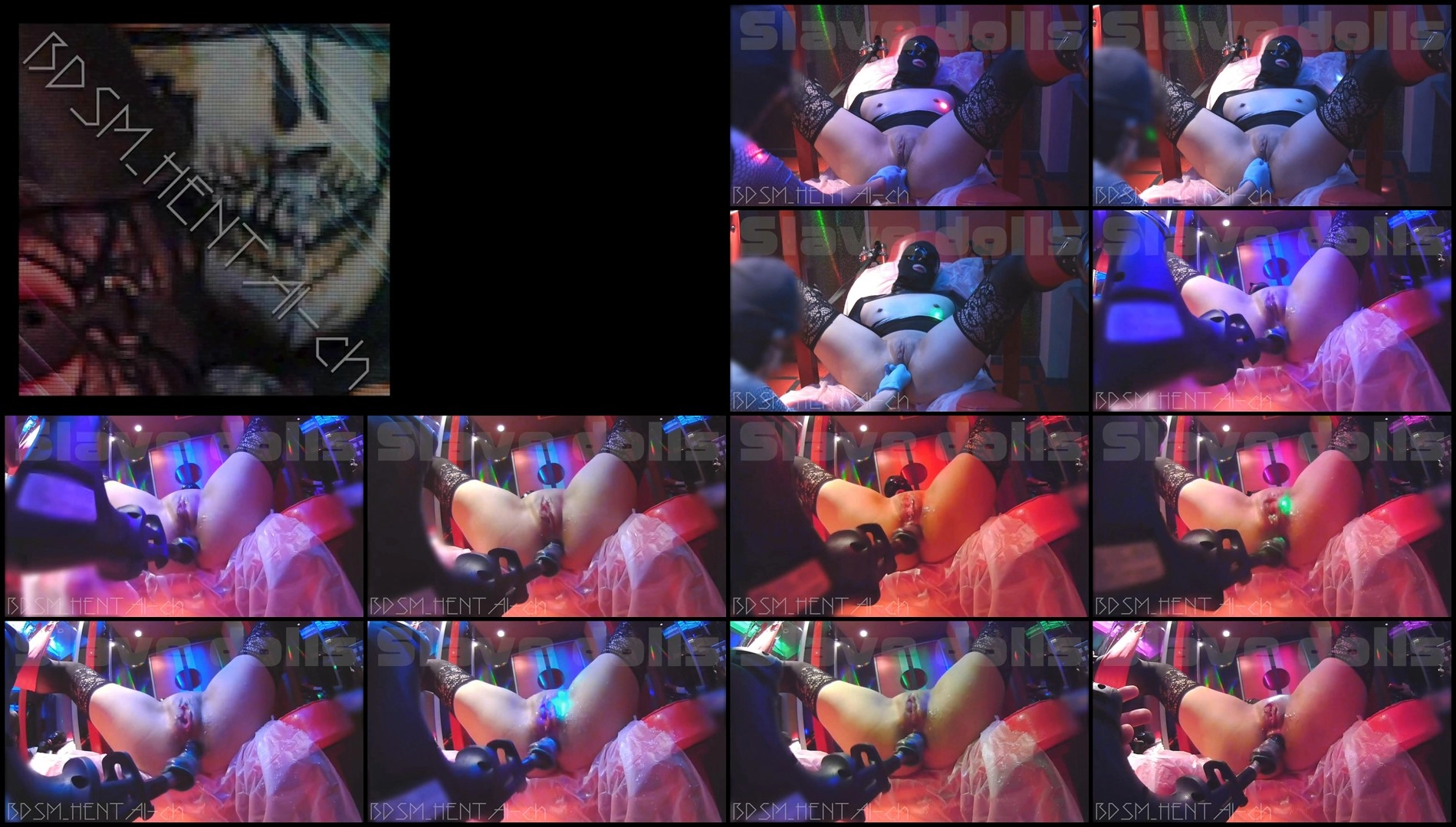 BDSM HENTAI-ch Dildo machine anal torture to awesome squirt-Fuckmachines