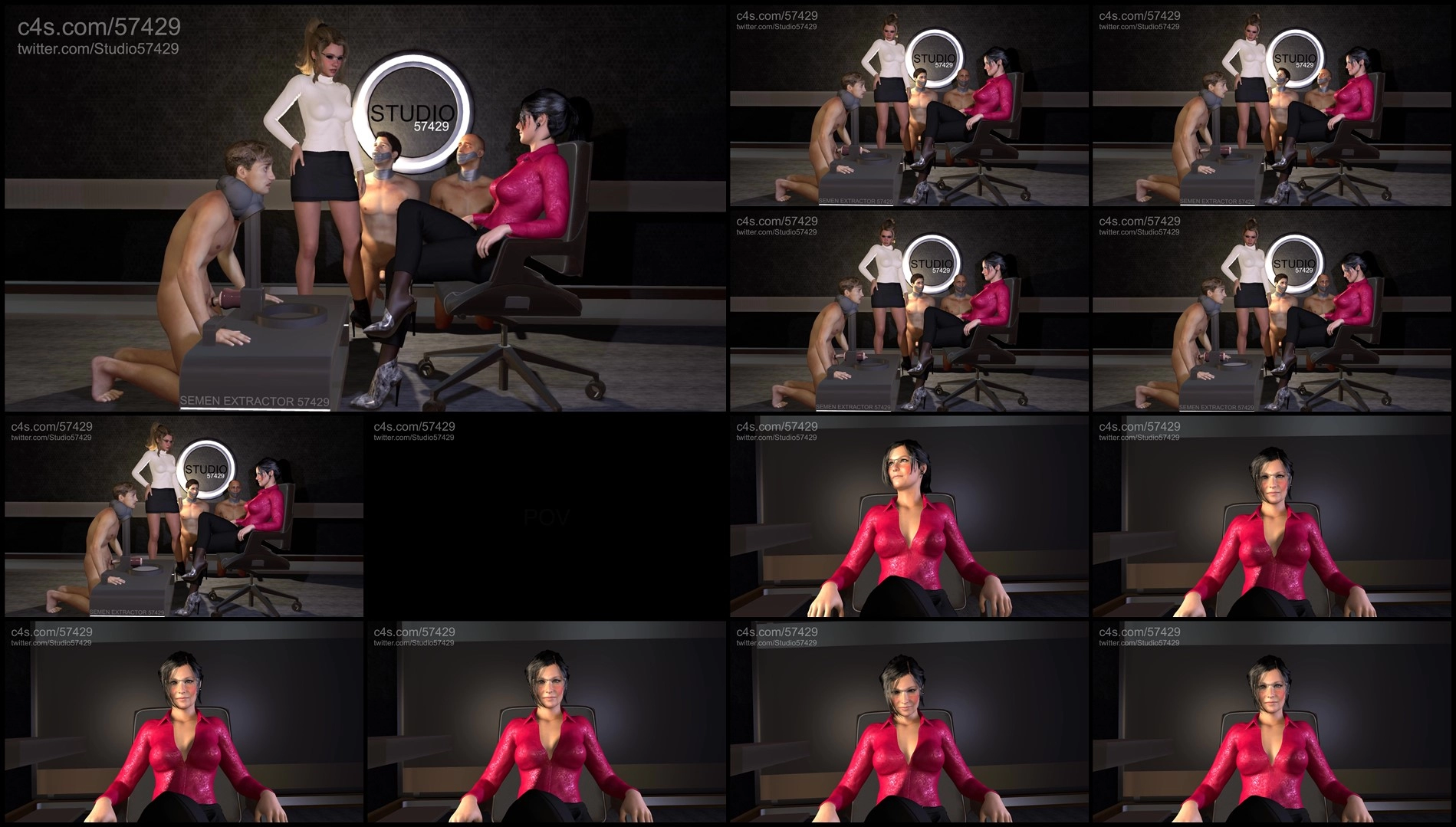 Cum For The Inspection Lady Milking Machine - - 57429-HandjobAndMilking