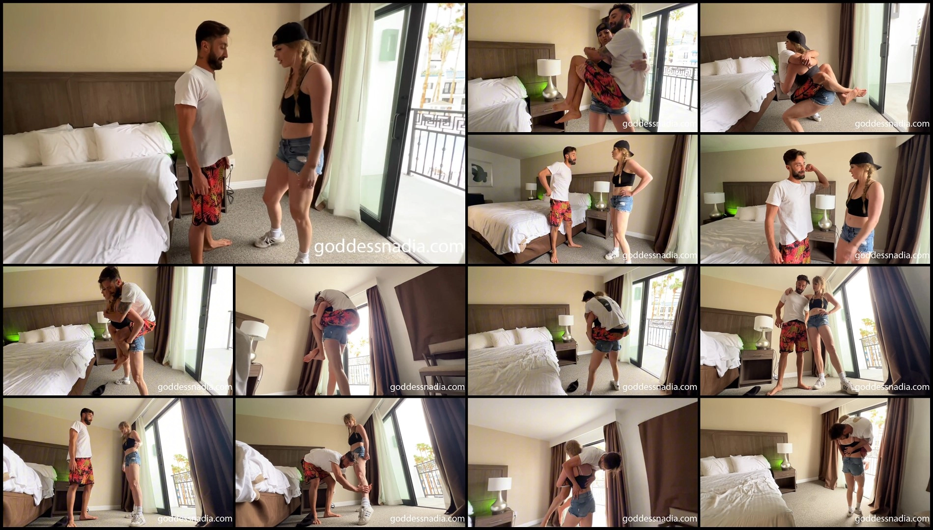 Goddess Nadia Clips - Lifting My Boyfriend-Femdom