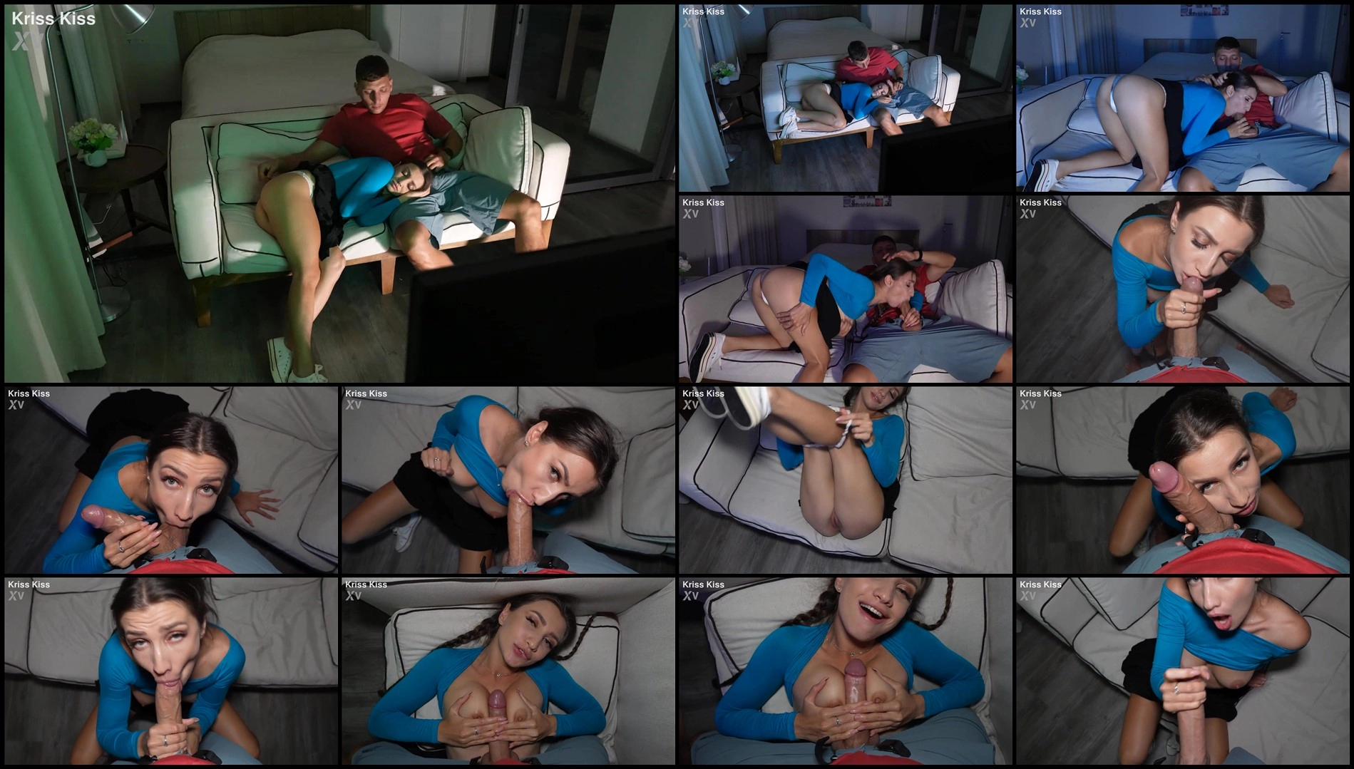 Kriss Kiss - Woke Up My Stepsis With a Dick In Her Throat