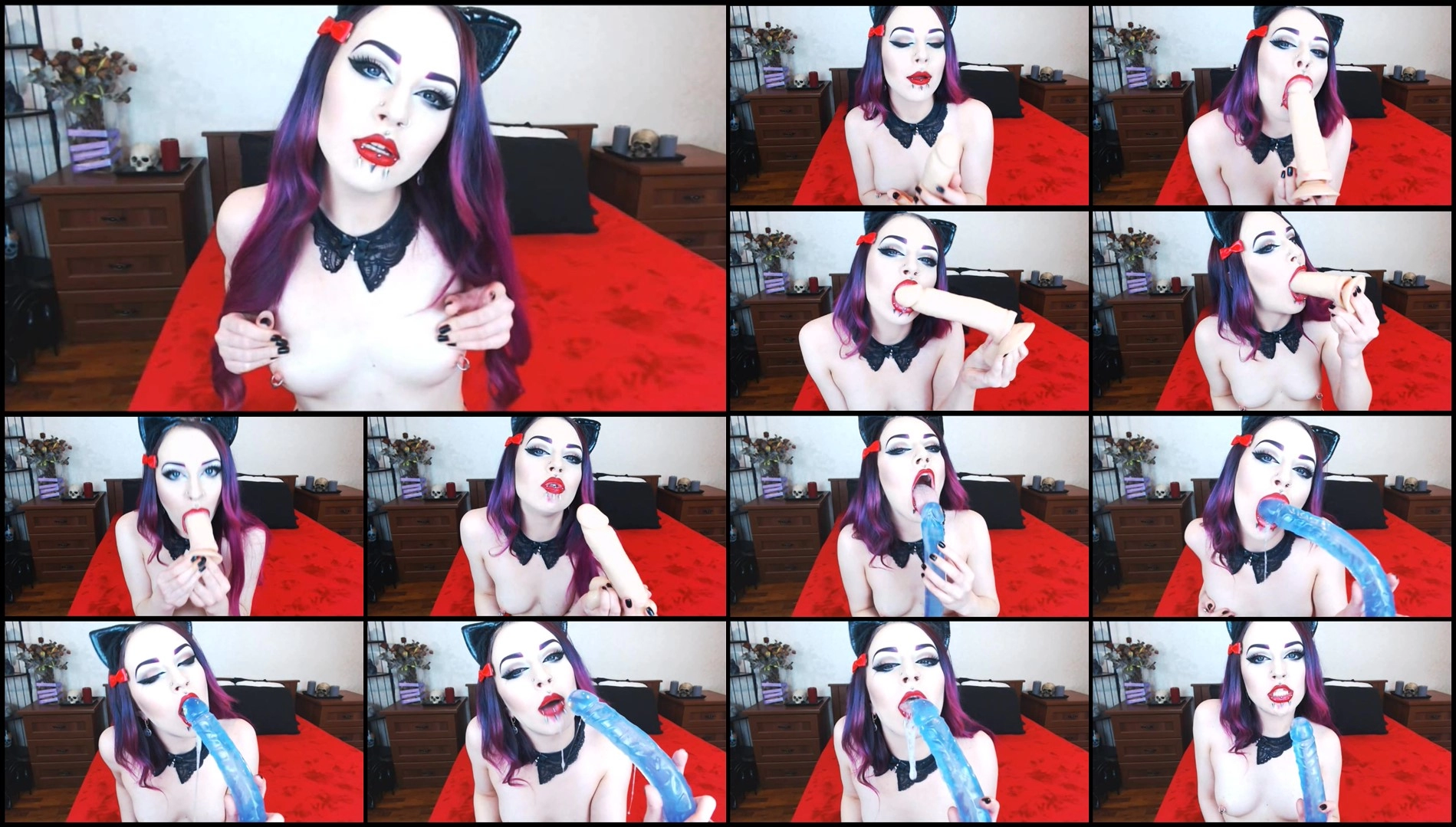 Kitty shows sloppy deepthroat skills-AssSpreading, Gape, Fisting