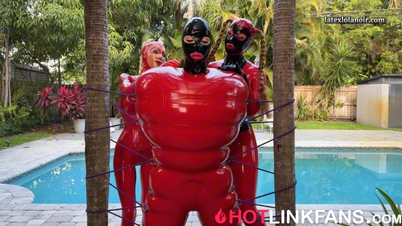 Miss Fetilicious - Heavy rubber bondage in Florida Part 1-Fetish