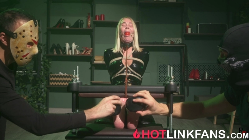RFStudioProduction – Darina – A Tickle Toy – Catsuit, Toe Press, Ballgag, Blindfolds and Nosehook...
