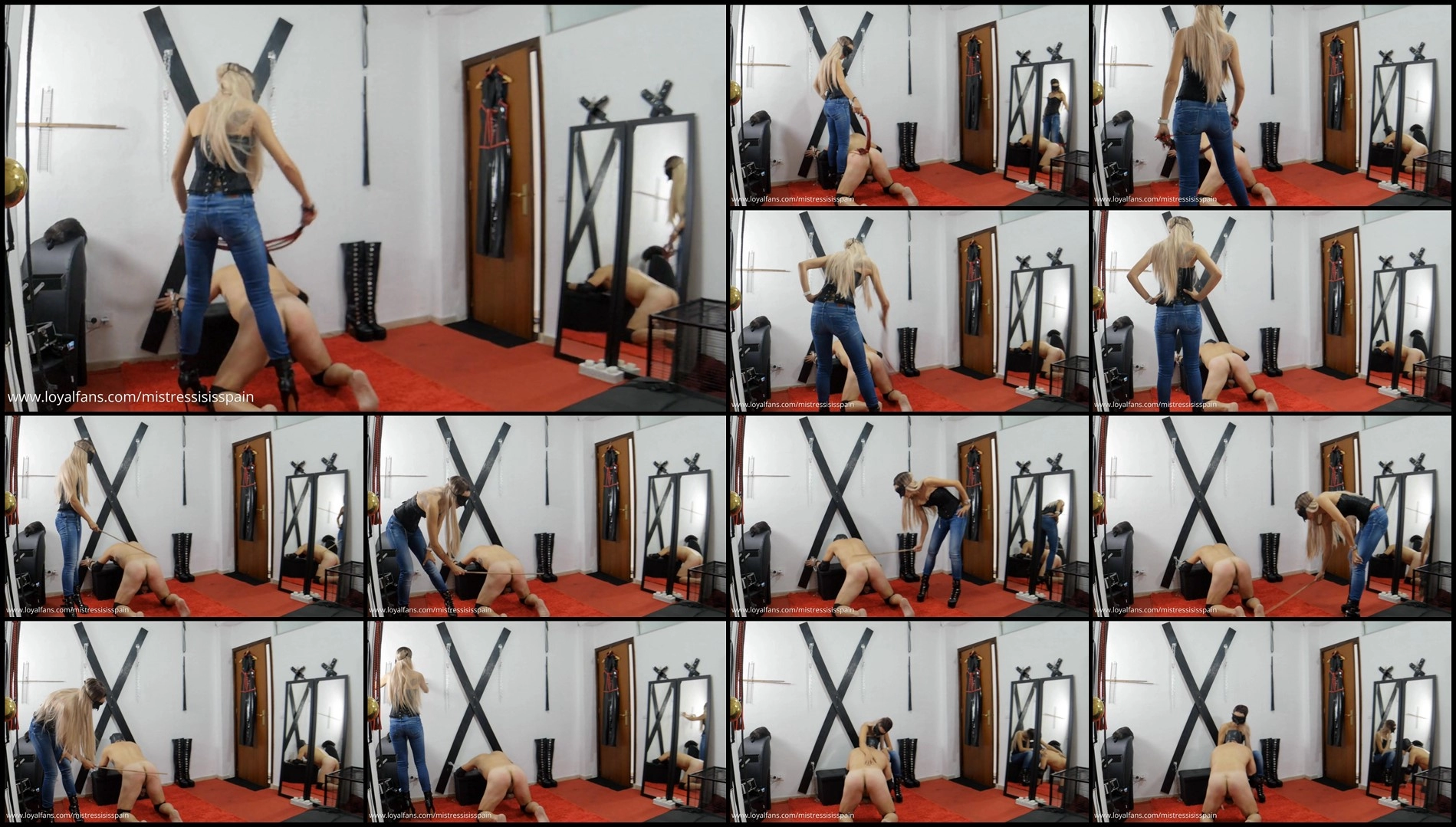 Mistress Isis Spain - Exclusive Mistress - Red Ass-Femdom