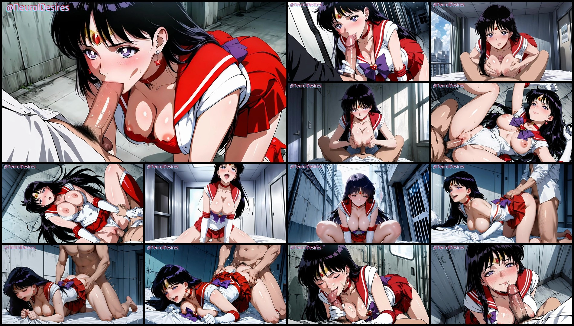 Sailor Mars- FULL VIDEO- 12 mins [Neural Desires]