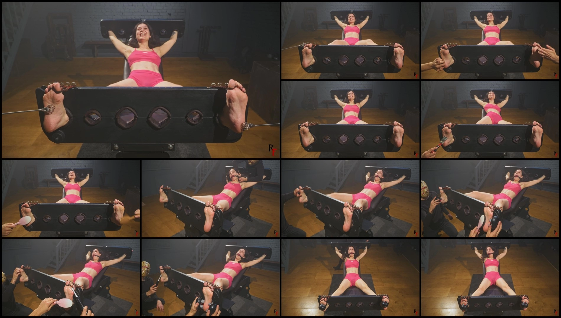 RFStudioProduction – Antonia – First Time Foot Tickling in Stocks- mmf, TicklingFeet