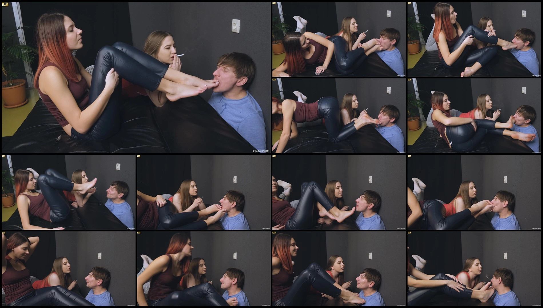 Wildcats - The Slave Is Immobilized - We Spit And Make Him Lick Our Feet-FootWorship