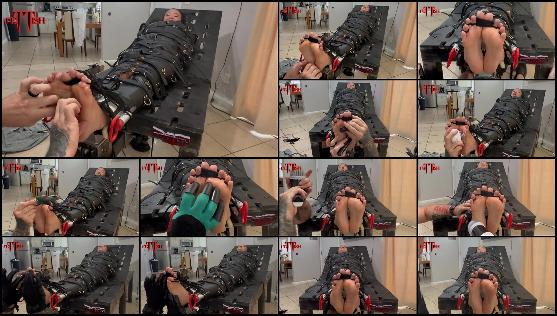 Fettish – The Tickle Table – Raven-mf, TicklingFeet