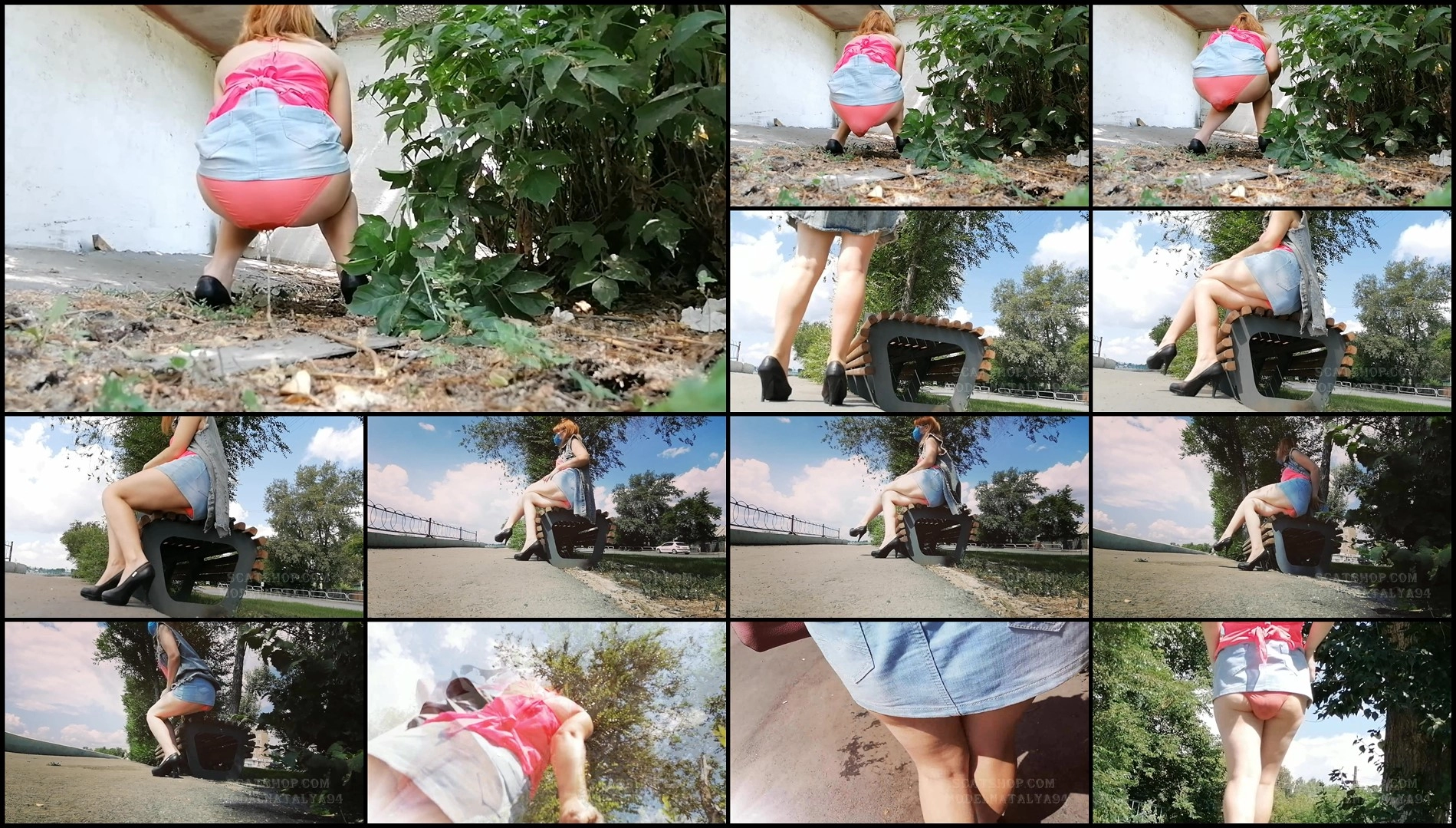 ModelNatalya94 – Huge shit in Olga's panties outdoors new extreme porn videos