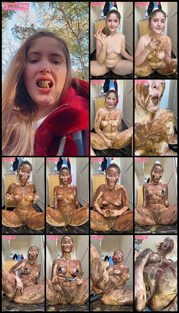 Ninounini – SCAT BDSM & EATING DOG SHIT IN THE FOREST new extreme porn videos