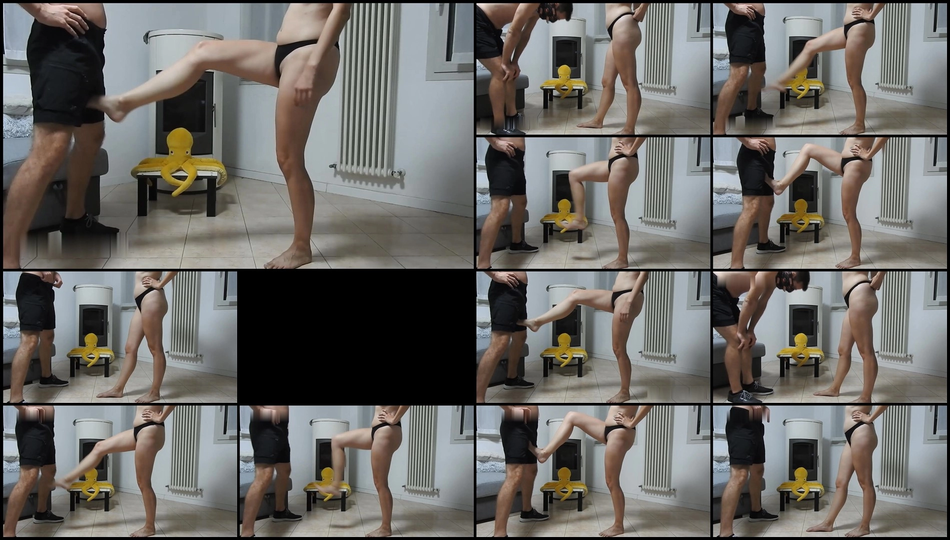 GoddessNyx - Karate kicks-BallAbuse