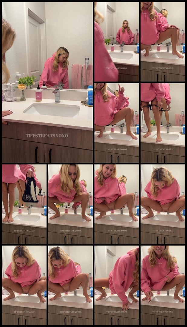 tiffstreatsxoxo – Peeing in my besties sink